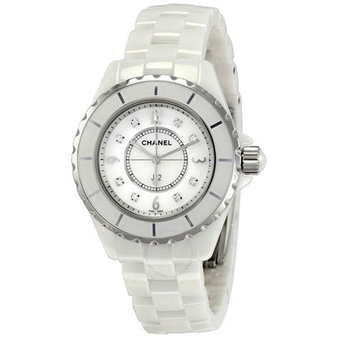 chanel ceramic watch|Chanel j12 white watch price.